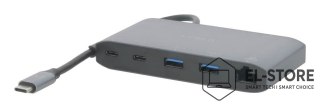 No name Mobilis 020027 stacja dokująca Przewodowa USB 3.2 Gen 1 (3.1 Gen 1) Type-C Szary