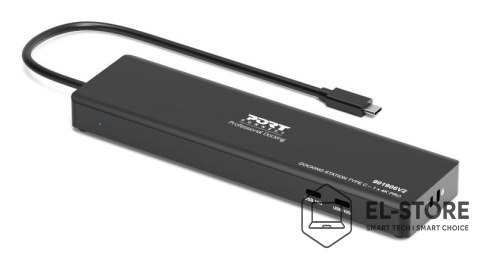 No name Port Designs PORT Connect Mobilna stacja dokująca 1 X 4K USB-C 9 urządzeń 100 W