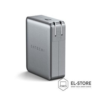 No name Satechi 4-Port GaN Travel Charger - ładowarka podróżna 145W z 4 adapterami do gniazdek - US, UK, EU, AS (4x USB-C)