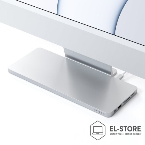 No name Satechi ST-UCISDS Stacja dokująca do laptopa i replikator portów Przewodowa USB 3.2 Gen 2 (3.1 Gen 2) Type-C Srebrny