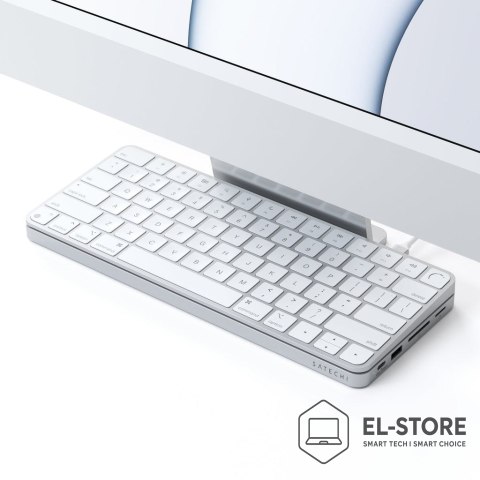 No name Satechi ST-UCISDS Stacja dokująca do laptopa i replikator portów Przewodowa USB 3.2 Gen 2 (3.1 Gen 2) Type-C Srebrny