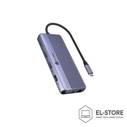 RAIDSONIC ICY BOX IB-DK4062-CPD Przewodowa USB 3.2 Gen 1 (3.1 Gen 1) Type-C Antracyt