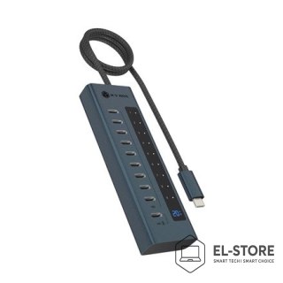 RAIDSONIC ICY BOX IB-HUB1450-C31 10000 Mbit/s Antracyt