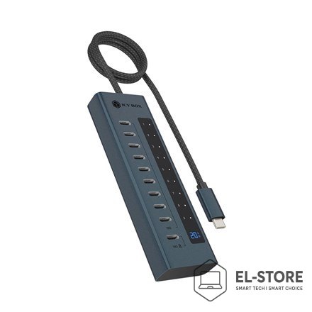 RAIDSONIC ICY BOX IB-HUB1450-C31 10000 Mbit/s Antracyt
