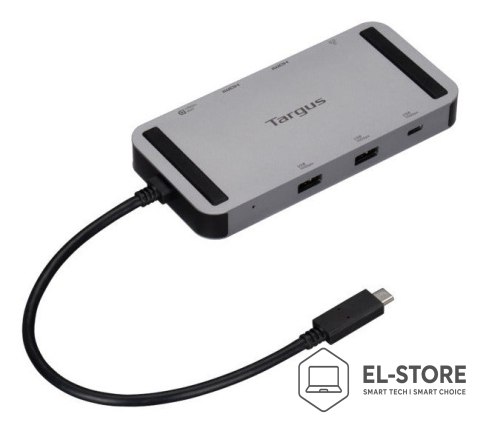 Targus Targus DOCK429GL stacja dokująca Przewodowa USB4 Srebrny