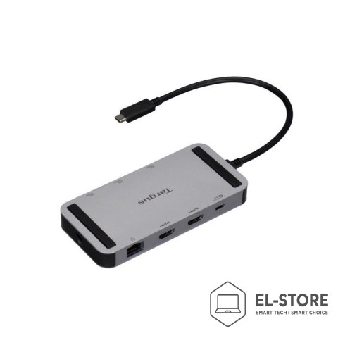 Targus Targus DOCK429GL stacja dokująca Przewodowa USB4 Srebrny