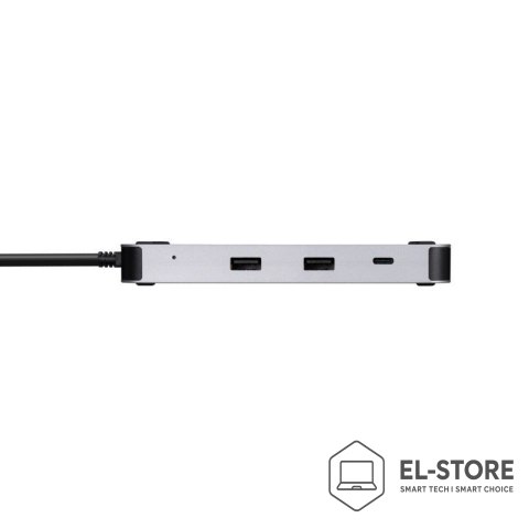 Targus Targus DOCK429GL stacja dokująca Przewodowa USB4 Srebrny