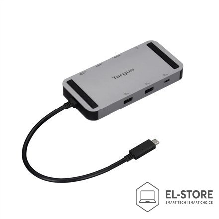 Targus Targus DOCK429GL stacja dokująca Przewodowa USB4 Srebrny