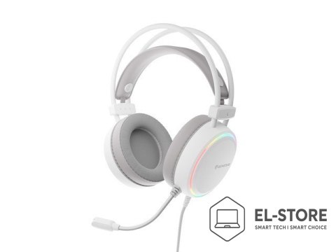 GENESIS Słuchawki/zestaw słuchawkowy GENESIS NSG-2308 Przewodowa Opaska na głowę Gaming USB Typu-A Biały