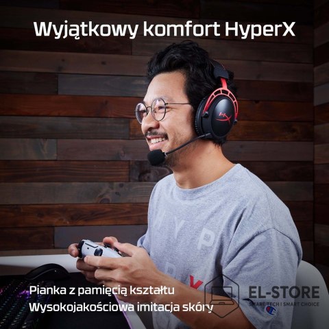 Hewlett-Packard HP Hyperx Cloud Alpha W Red Hhsa1
