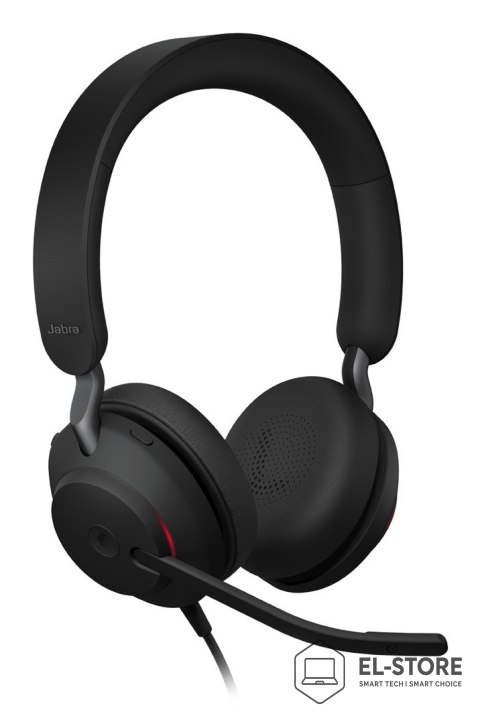 Jabra Jabra Evolve2 40 SE Zestaw słuchawkowy Przewodowa Opaska na głowę Połączenia/muzyka USB Type-C / USB Type-A Czarny