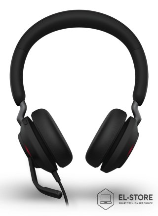 Jabra Jabra Evolve2 40 SE Zestaw słuchawkowy Przewodowa Opaska na głowę Połączenia/muzyka USB Type-C / USB Type-A Czarny