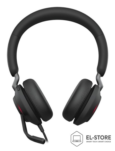 Jabra Jabra Evolve2 40 SE Zestaw słuchawkowy Przewodowa Opaska na głowę Połączenia/muzyka USB Type-C / USB Type-A Czarny