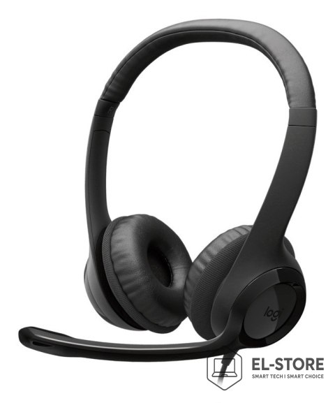 Logitech Logitech H390 USB Zestaw słuchawkowy Przewodowa Opaska na głowę Połączenia/muzyka USB Type-C Czarny