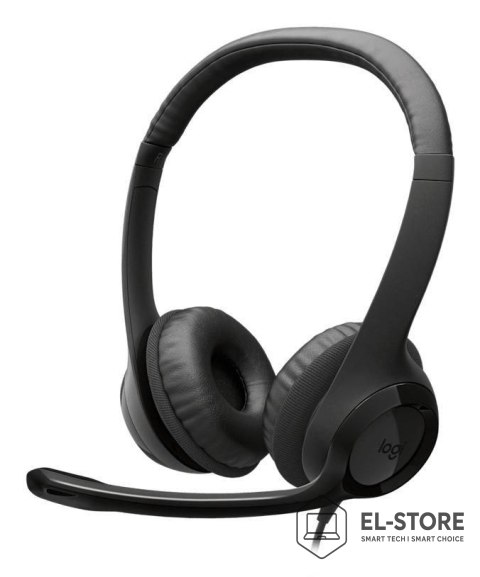 Logitech Logitech H390 USB Zestaw słuchawkowy Przewodowa Opaska na głowę Połączenia/muzyka USB Type-C Czarny