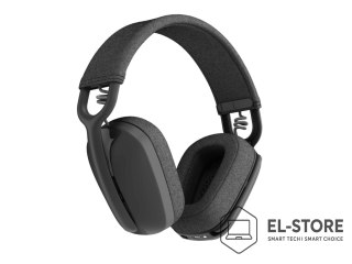 Logitech Logitech Zone Vibe Wireless Zestaw słuchawkowy Bezprzewodowy Opaska na głowę Połączenia/muzyka USB Type-C Bluetooth Grafitowy