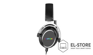 No name HATOR Hypergang 3 USB Zestaw słuchawkowy Przewodowy i Bezprzewodowy Opaska na głowę Gaming USB Type-C / USB Type-A Bluetooth Cza
