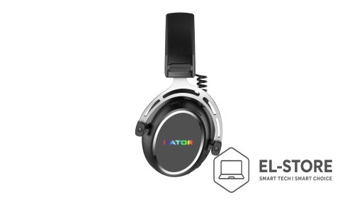 No name HATOR Hypergang 3 Wireless Zestaw słuchawkowy Bezprzewodowy Opaska na głowę Gaming USB Type-C / USB Type-A Bluetooth Czarny