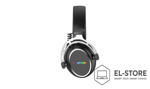 No name HATOR Hypergang 3 Wireless Zestaw słuchawkowy Bezprzewodowy Opaska na głowę Gaming USB Type-C / USB Type-A Bluetooth Czarny