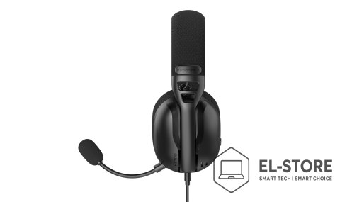 No name HATOR Hyperpunk 3 USB Zestaw słuchawkowy Przewodowa Douszny Gaming USB Type-C / USB Type-A Czarny