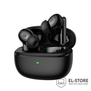 No name HATOR Hyperpunk Truepods Hybrid ANC Zestaw słuchawkowy True Wireless Stereo (TWS) Douszny Połączenia/muzyka Bluetooth Czarny