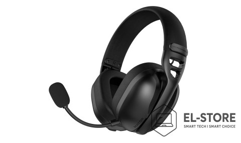 No name Słuchawki dla graczy Hator Hyperpunk 3 Wireless bezprzewodowe czarne