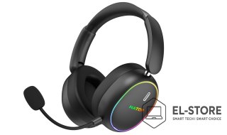 No name Słuchawki dla graczy Hator Phoenix 2 Wireless bezprzewodowe czarne