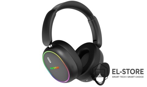 No name Słuchawki dla graczy Hator Phoenix 2 Wireless bezprzewodowe czarne
