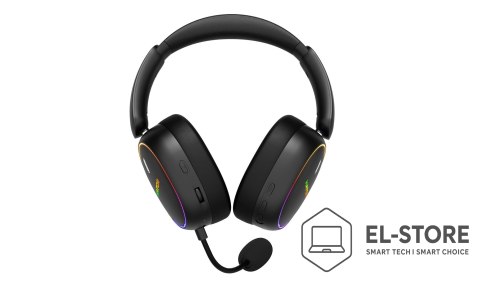 No name Słuchawki dla graczy Hator Phoenix 2 Wireless bezprzewodowe czarne