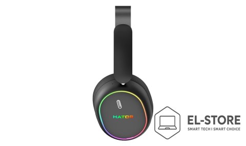 No name Słuchawki dla graczy Hator Phoenix 2 Wireless bezprzewodowe czarne