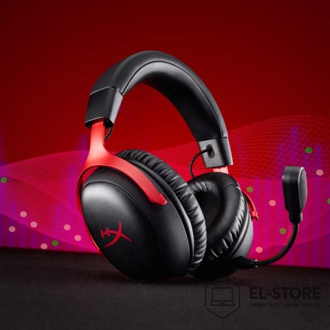 No name Słuchawki gamingowe HyperX Cloud III Wireless A59YZAA Czarne