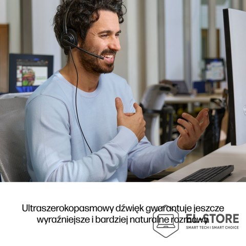 POLY HP Poly Mission 425 - przewodowy zestaw słuchawkowy USB stereo (opakowanie zbiorcze)
