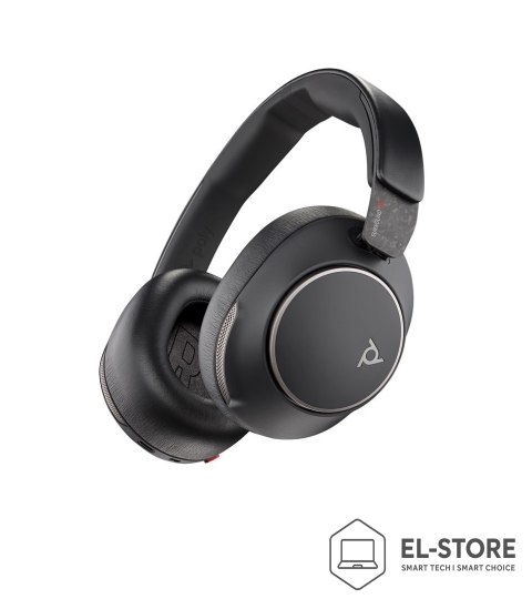 POLY Słuchawki BT nauszne Poly Voyager Surround 80 UC Microsoft Teams Certified USB-C Headset + USB-C/A Adapter 8G7U0AA