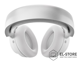 SteelSeries Steelseries Arctis Nova Pro Wireless Zestaw słuchawkowy Przewodowy i Bezprzewodowy Opaska na głowę Gaming Bluetooth Srebrny, Bia