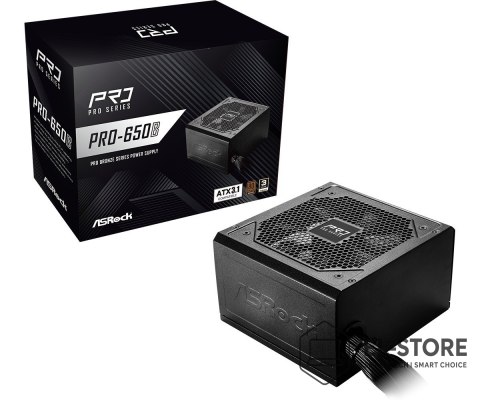 Asrock Zasilacz ASRock PRO-650B 650W 80 PLUS Bronze