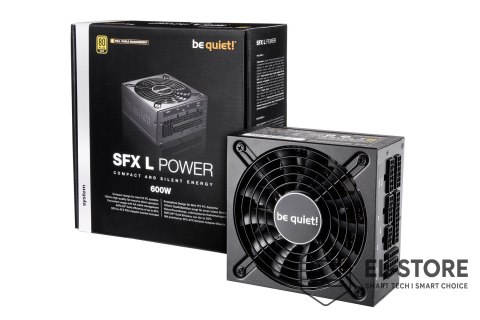BE QUIET! Be quiet! SFX L Power moduł zasilaczy 600 W 20+4 pin ATX Czarny