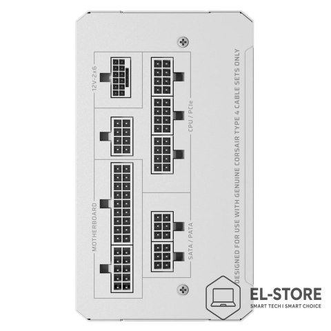 Corsair Corsair RM Series RM1000e moduł zasilaczy 1000 W 24-pin ATX ATX Biały