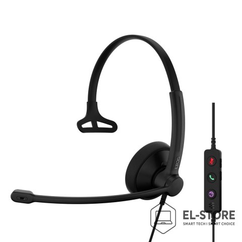 EPOS Słuchawki nauszne przewodowe EPOS IMPACT 100 MS Mono USB-C + USB-A