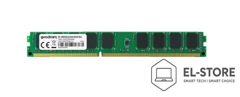 GoodRam Goodram UDIMM ECC VLP 16GB 2Rx8 3200MHz PC4-25600 W-MEM3200E4D816G