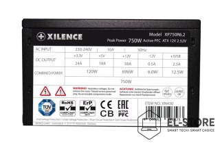 XILENCE Zasilacz Xilence XP750R6.2 XN430 750W 20+4 pin ATX Czarny