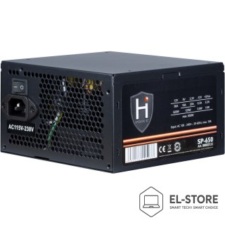 Inter-Tech Zasilacz Inter-Tech HIPOWER SP-650 650W 20+4 pin ATX ATX Czarny
