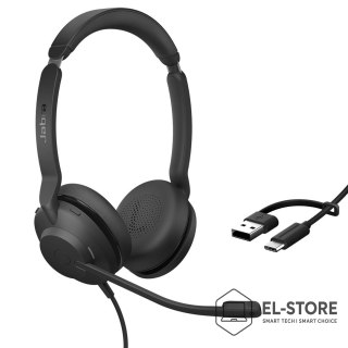 Jabra Jabra Evolve2 30 SE Zestaw słuchawkowy Przewodowa Opaska na głowę Biuro/centrum telefoniczne USB Type-C / USB Type-A Czarny