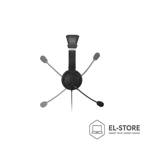 Kensington Kensington K33065WW słuchawki/zestaw słuchawkowy Przewodowa Opaska na głowę Biuro/centrum telefoniczne USB Typu-A Czarny