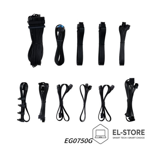 LIAN LI Zasilacz Lian Li EDGE EG750 80 PLUS Gold Netzteil, PCIe 5.1, ATX 3.1 - 750 Watt, schwarz