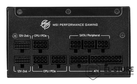 MSI Zasilacz MSI MPG A850GS 850W PCIE5 80+ Gold (306-7ZPFZ11-CE0)