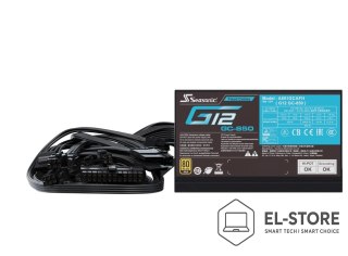 Seasonic Seasonic Netzteil 850W G12 GC-850 80+Gold moduł zasilaczy ATX Czarny