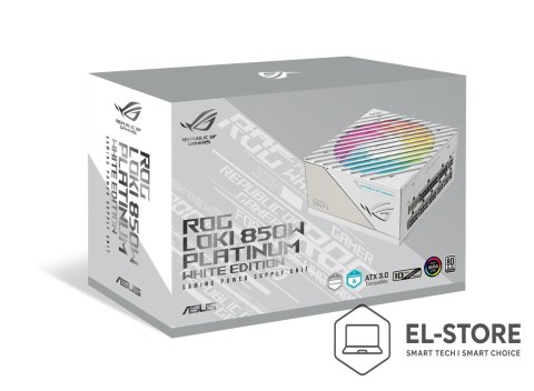 ASUS Zasilacz Asus ROG LOKI 850P WHITE SFXL