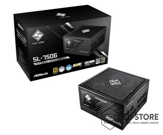 Asrock Zasilacz ASRock STEEL LEGEND 750W 80 Plus Gold (90-UXS075-GFEAAA)