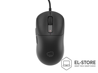 FURY Mysz dla graczy Fury Tanto T4 12000DPI RGB czarna gamingowa przewodowa