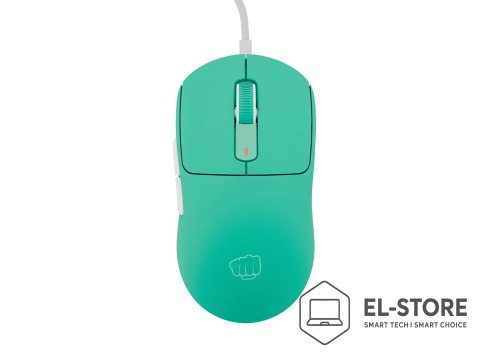 FURY Mysz dla graczy Fury Tanto T4 12000DPI RGB miętowa gamingowa przewodowa